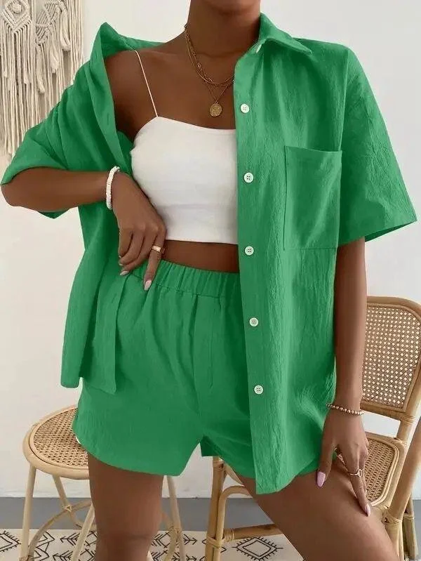 Chic Lounge Dayton Linen Summer Co-ord Set