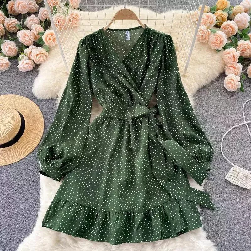 Bottom And Versatile Delta Polka Dress