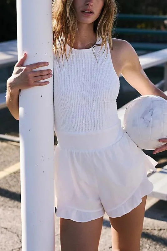 Versatile Items Free People: Breathless Shortsie in White