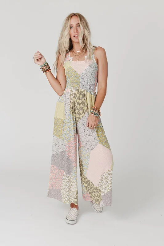 Mid-length Style Fun In The Sun Knit Jumpsuit - Coral