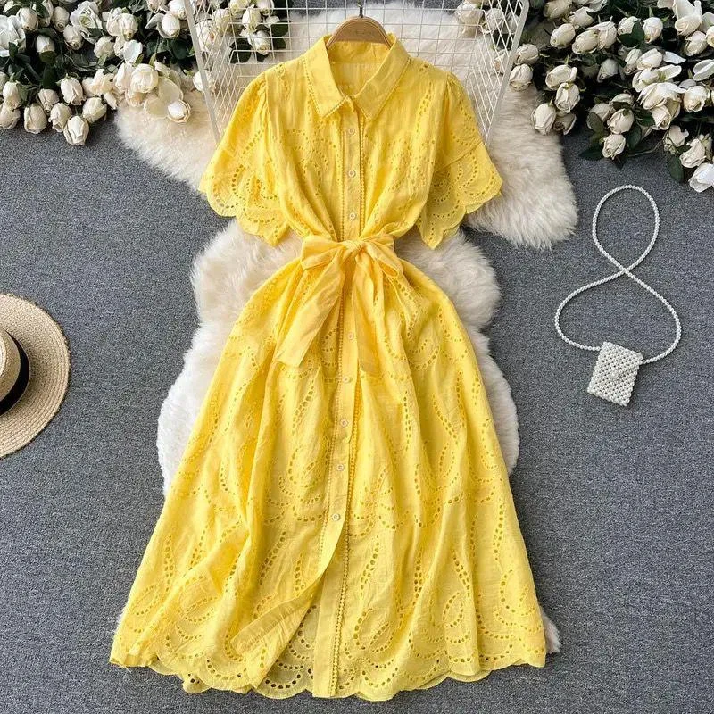 Unique Prints Ginny Cotton Dress