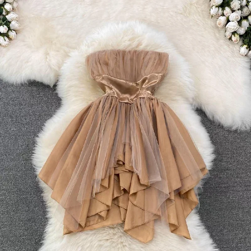 Classic Design Louisa Mesh Detail Dress
