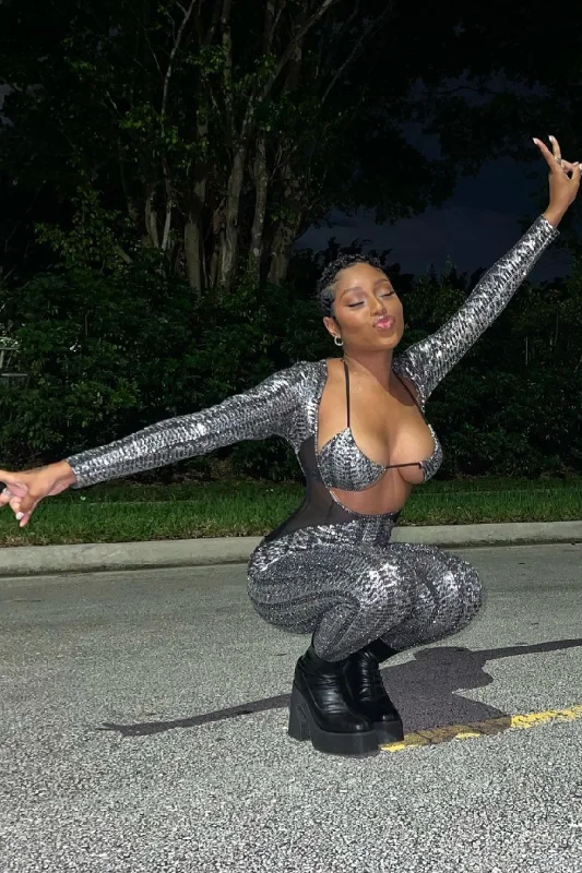 Weekend Comfort Oh She Fancy Jumpsuit Set