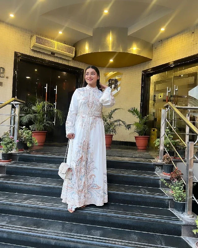 New Autumn And Winter Styles Rubeya Vintage Statement Maxi Dress