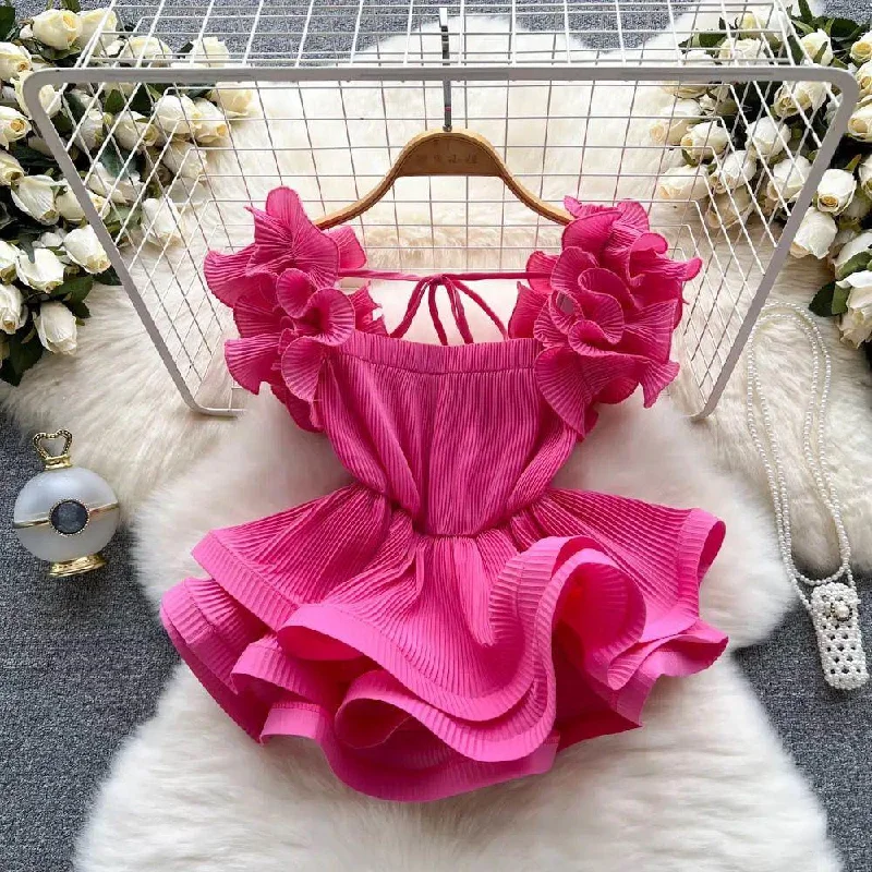 Simple Elegance Saige Ruffled Blouse