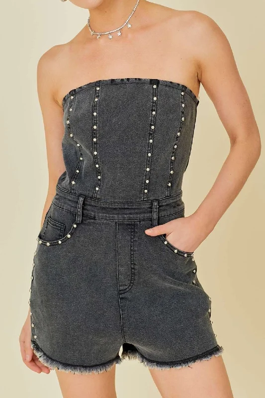 Modern Comfort Wear Lane Black romper