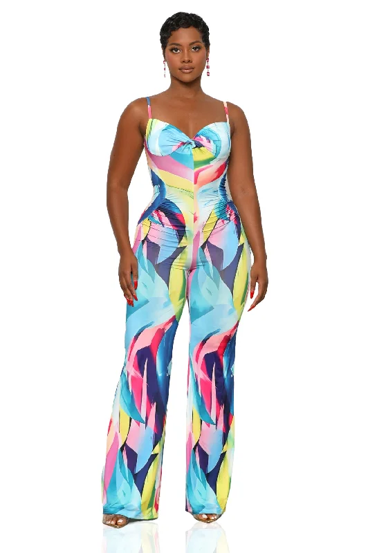 Comfortable Sweaters Whimsical Art Jumpsuit