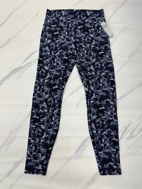 Warm Comfort Blue Athletic Leggings Lululemon, Size 8