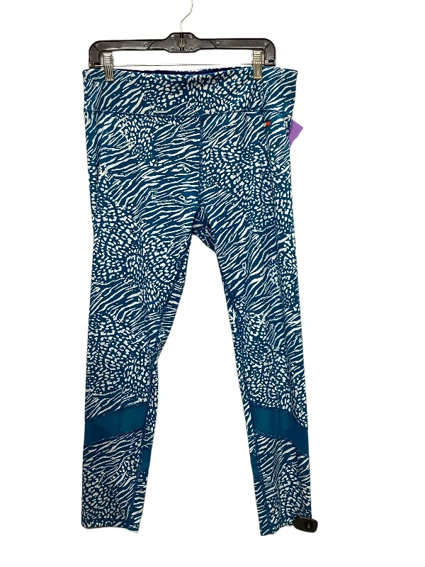 Versatile Casuals Blue Athletic Leggings Tommy Hilfiger, Size Xl
