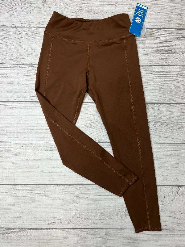 Relaxed Fashion Brown Athletic Leggings Madewell, Size L