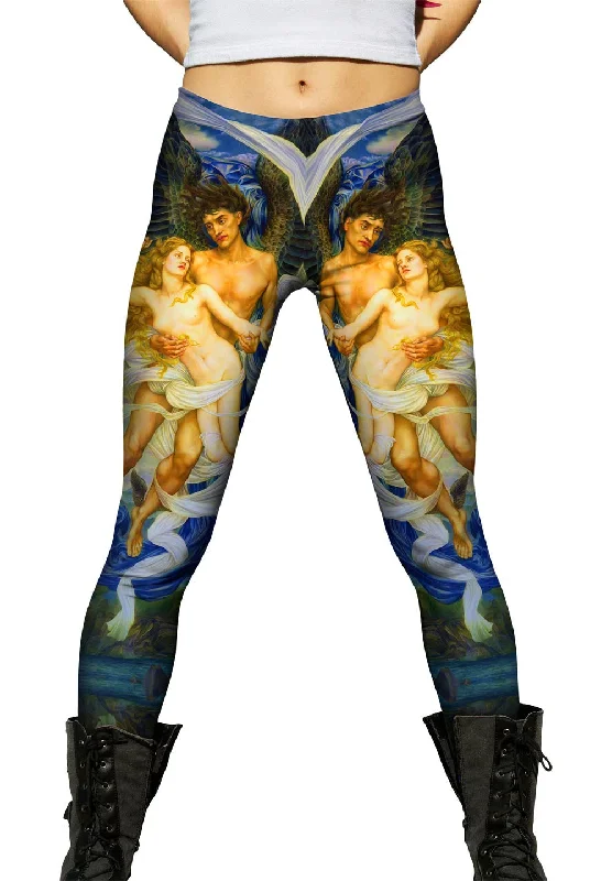 Editorial Design Evelyn De Morgan - "Boreas And Oreithyia" (1896)