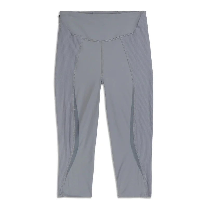 Fresh And Simple Gloss Trim Run Super High-Rise Crop - Resale