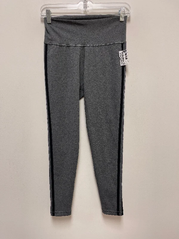 Relaxed Wear Grey Athletic Leggings Adidas, Size M