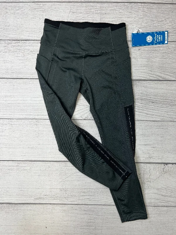 Elegant Fit Grey Athletic Leggings Athleta, Size M