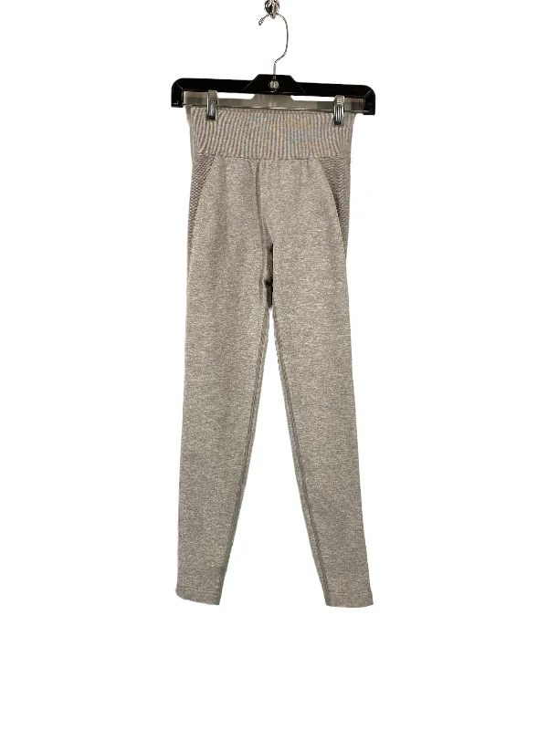 Sweet Girl Grey Athletic Leggings Gym Shark, Size S