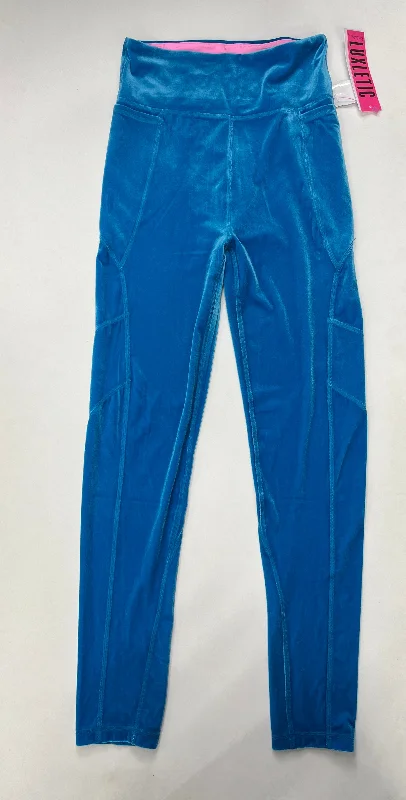 Exquisite Fabrics Turquoise Athletic Leggings Lilly Pulitzer NWT, Size S
