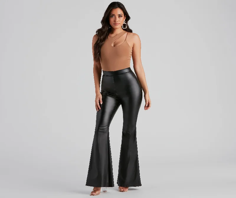 Elegant And Charming All About The Flair High-Rise Pants
