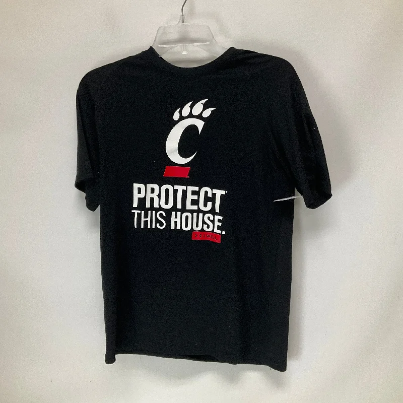 Free And Comfortable Black Athletic Top Short Sleeve Under Armour, Size S