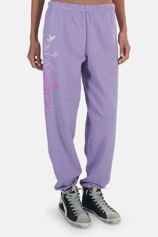 Comfortable Fashion Lamptons Sweatpants Purple