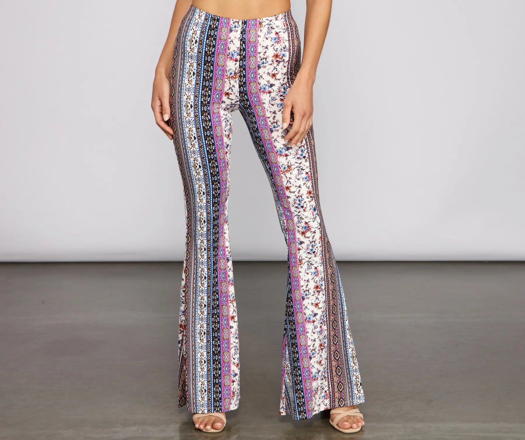 Light And Breathable Bohemian Spirit Flared Pants