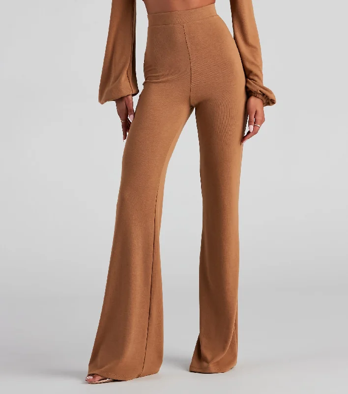 Trendy And Casual Cabana High-Rise Wide Leg Pants