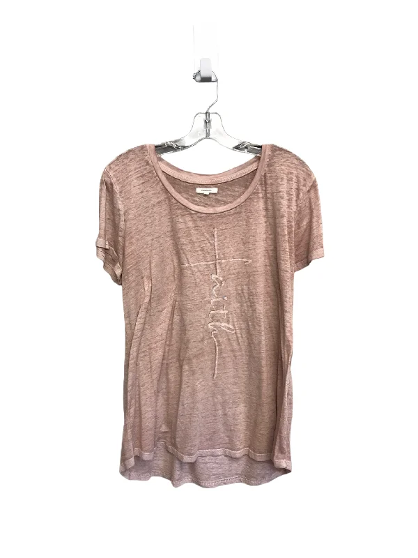 Cool Style Camouflage Print Top Short Sleeve By Ana, Size: 1x