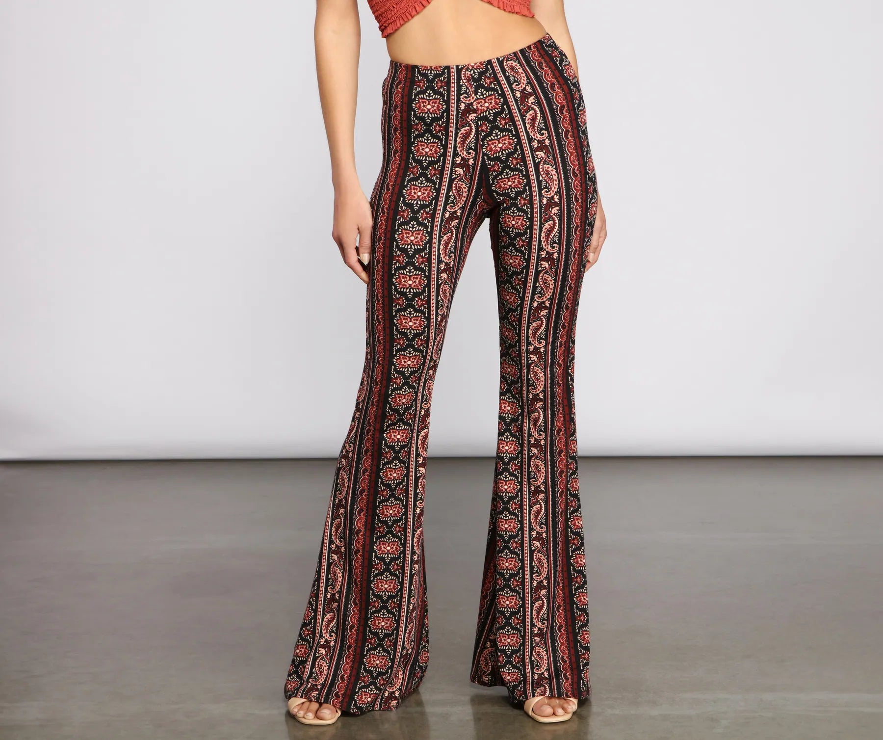Modern Comfort Dreamy Stunner Boho Flare Pants