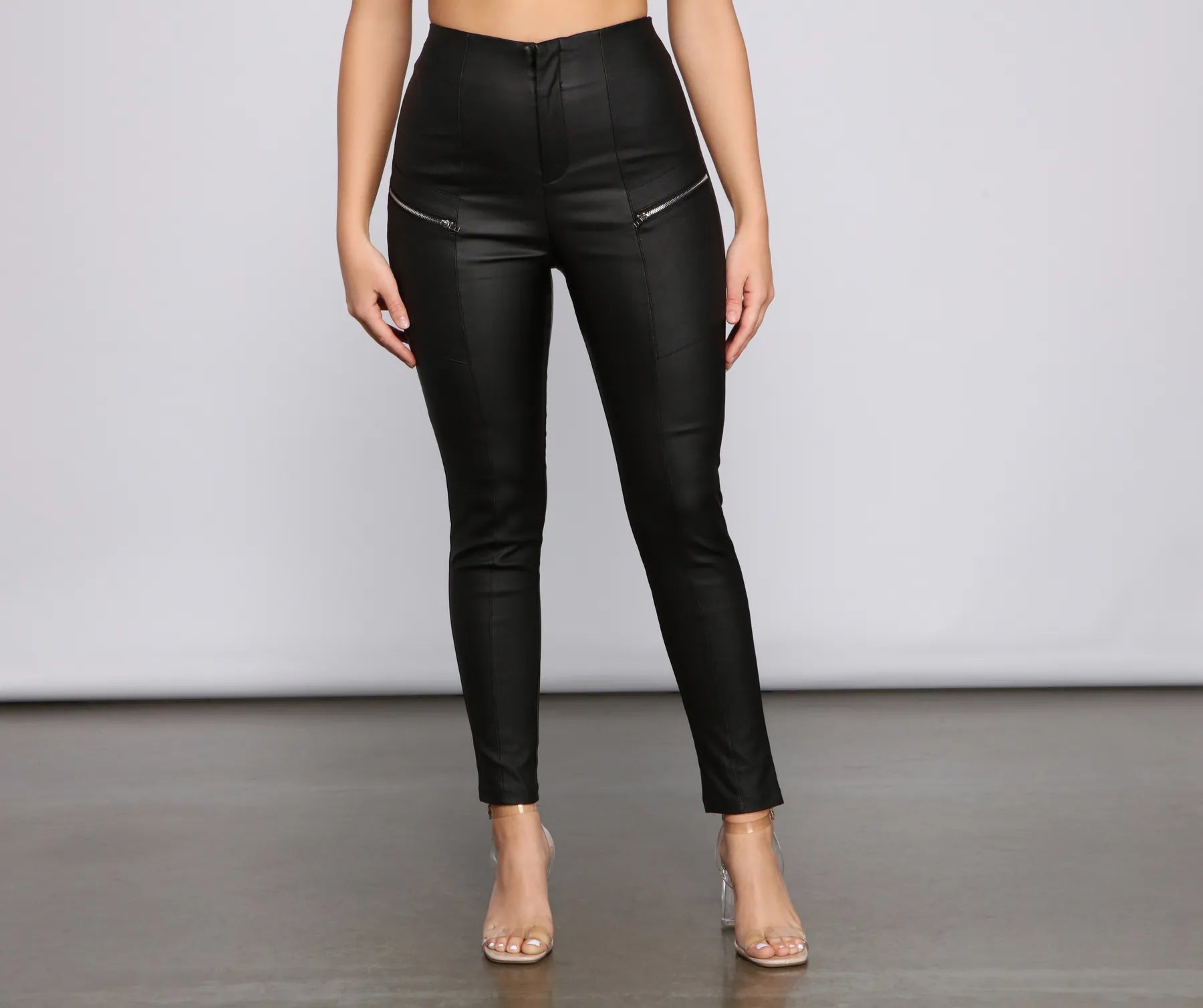 Easy Fashion Edgy Vibes Faux Leather Pants
