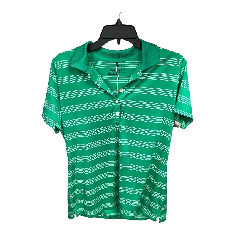 Dessert Matching Green Athletic Top Short Sleeve Nike Apparel, Size L