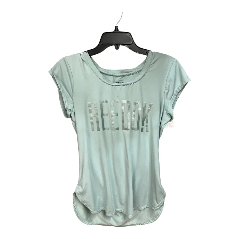 Elegant Tailoring Green Athletic Top Short Sleeve Reebok, Size M