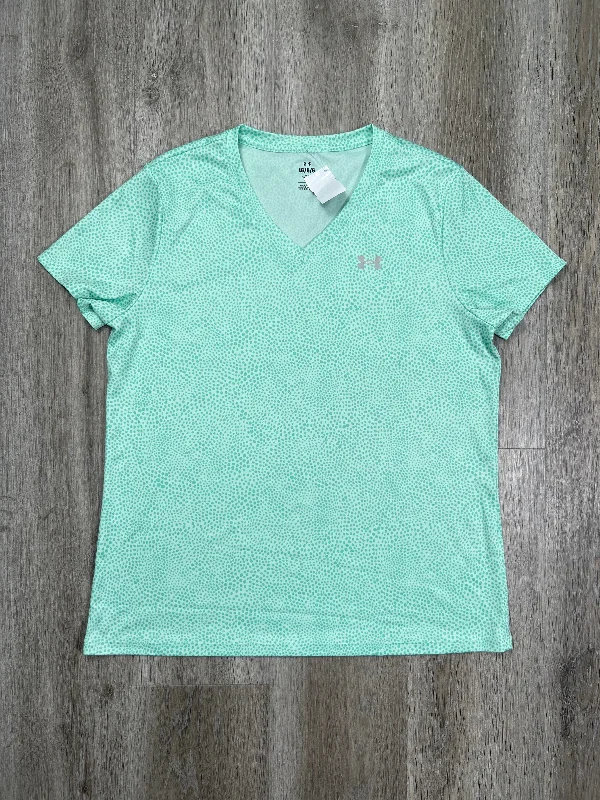 Boutique Recommendation Green Athletic Top Short Sleeve Under Armour, Size L