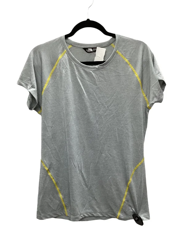 Sporty Wear Grey Athletic Top Short Sleeve The North Face, Size L