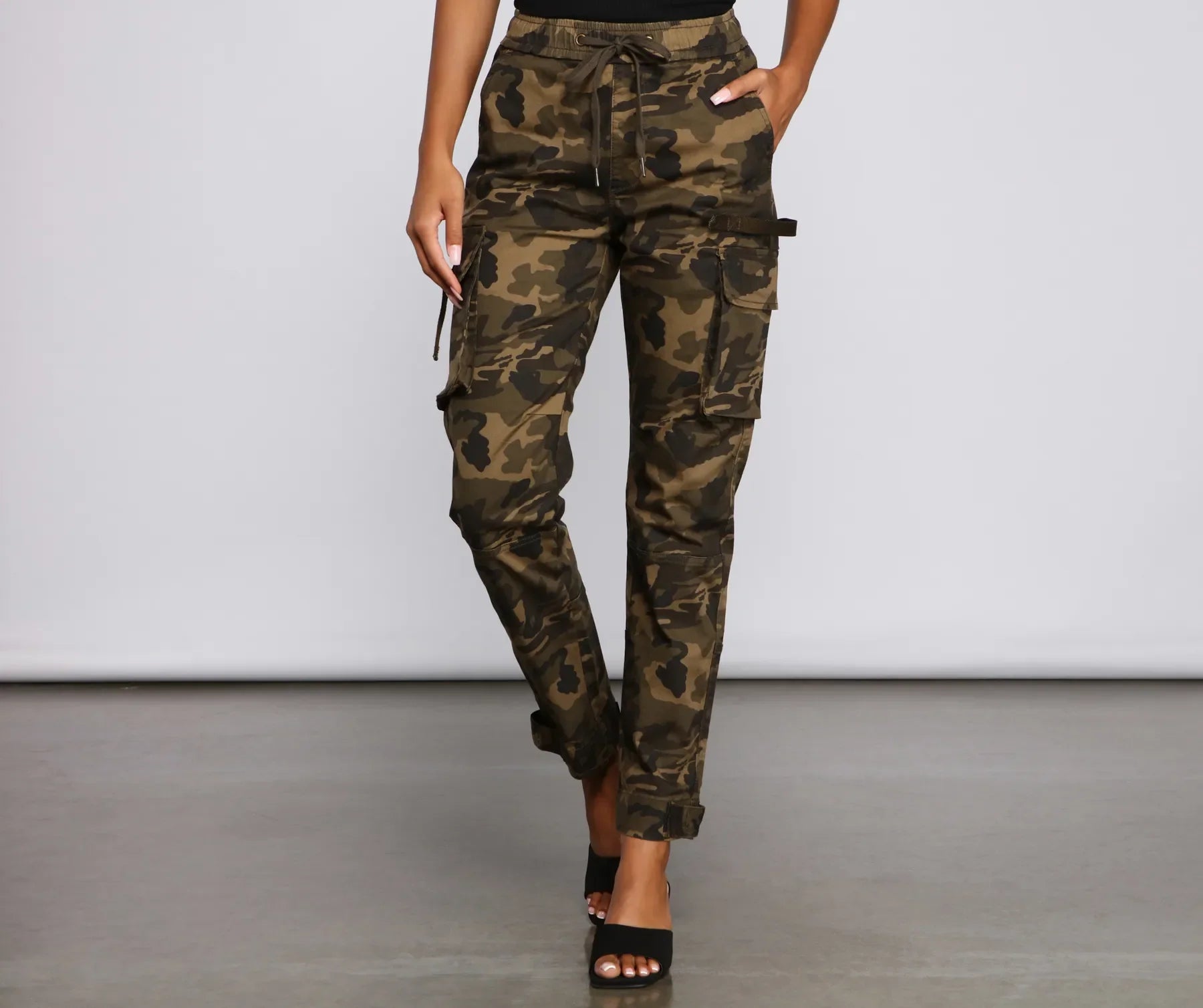 Breezy Style Lowkey Style High Rise Cargo Joggers