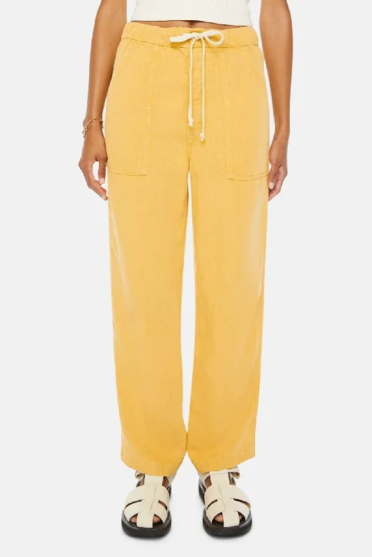 Relaxed Clothing The Drawn Patch Pocket Private Ankle Flax
