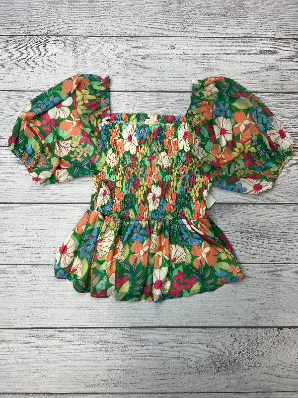 Personal Design Multi-colored Top Short Sleeve Flying Tomato, Size 2x