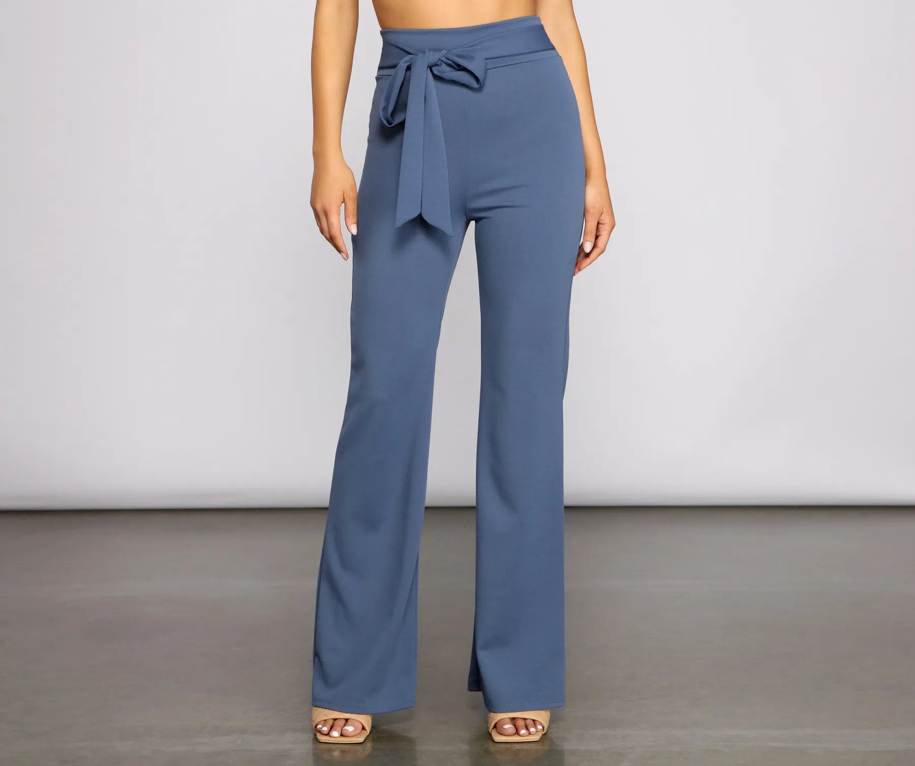 Street Fashion Perfectly Stylish Tie-Waist Pants