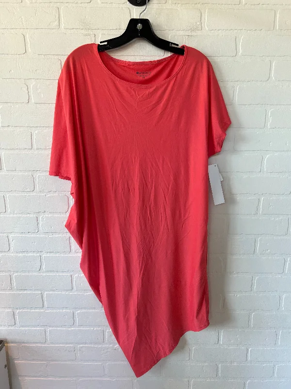 Stylish Casuals Pink Athletic Top Short Sleeve Athleta, Size Xs