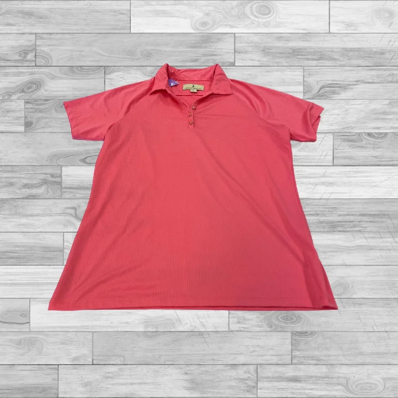 Relaxed Fashion Pink Athletic Top Short Sleeve Cmc, Size S
