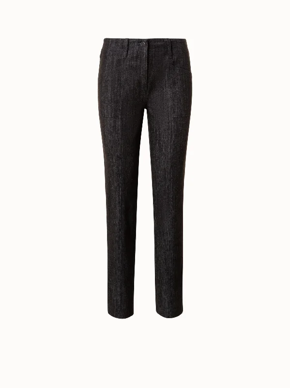 Relaxed Dresses Slim Stretch Denim Pants
