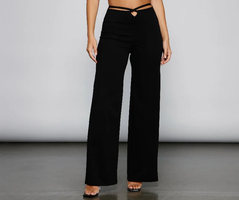 Classic Series So Sleek Flared High Waist Pants