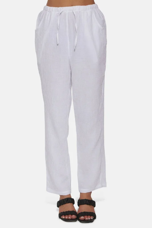 Advanced Customization Dune Gauze Pant White