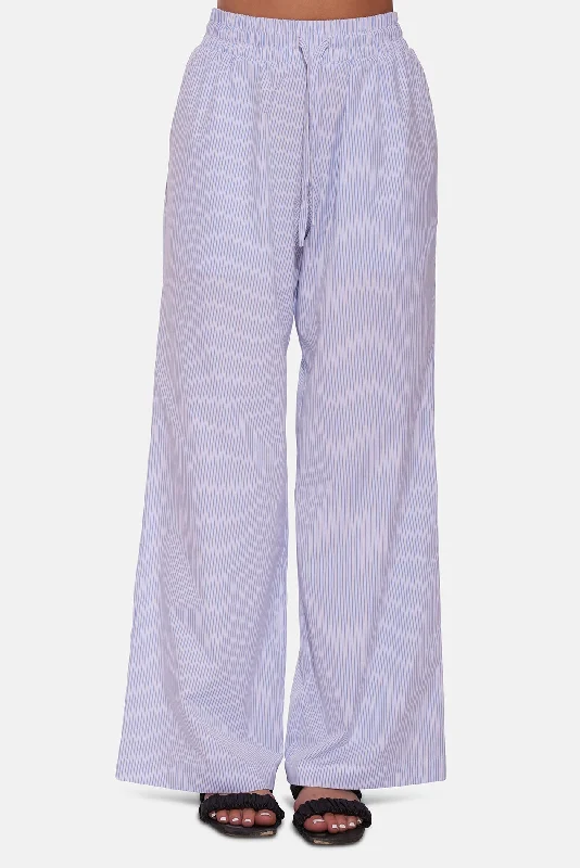 New Design Georgica Beach Poplin Pant Blue/White Stripe