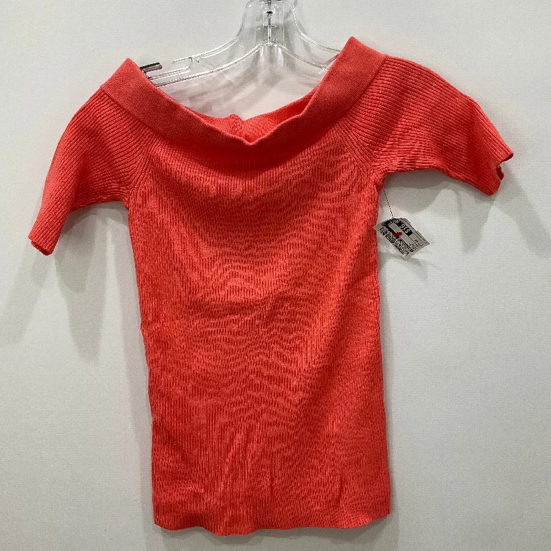 Everyday Comfort Top Short Sleeve By Anthropologie In Pink, Size: Xs