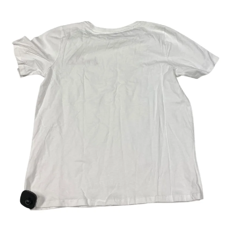 Modern City Top Short Sleeve By Ella Moss In White, Size: M