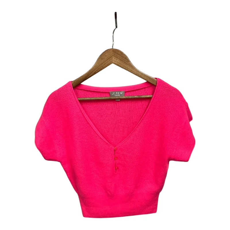 Simple Chic Top Short Sleeve By J. Crew In Pink, Size: S