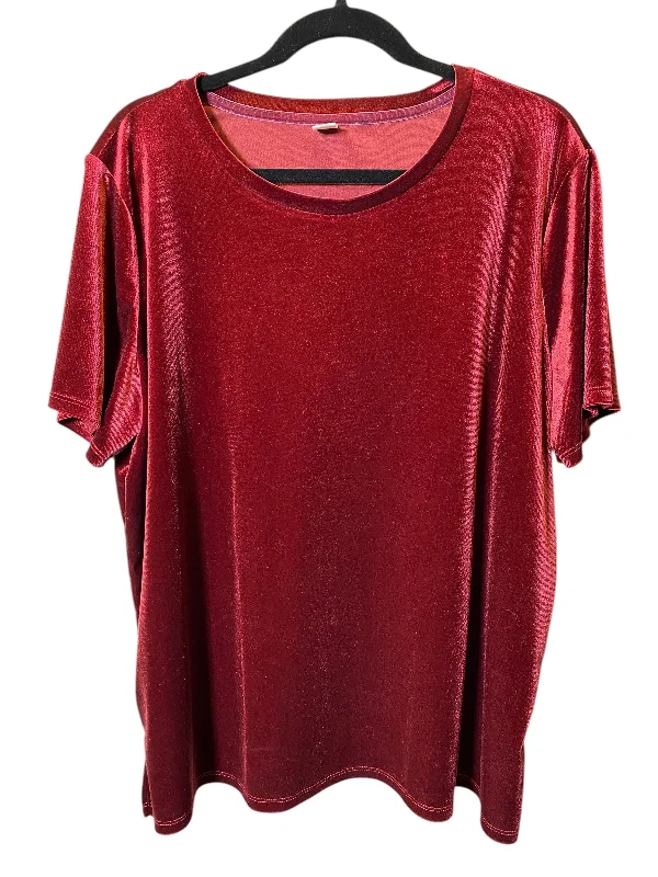 Refreshing Design Top Short Sleeve By Old Navy In Purple, Size: Xl