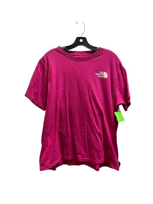 Sports Design Top Short Sleeve By The North Face In Pink, Size: Xl