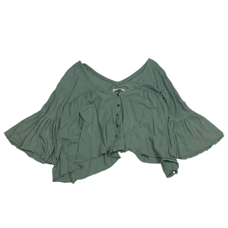 Customized Version Top Short Sleeve By We The Free In Green, Size: Xs
