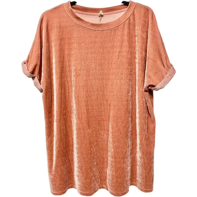 Chic Lounge Top Short Sleeve By Wishlist In Mauve, Size: L