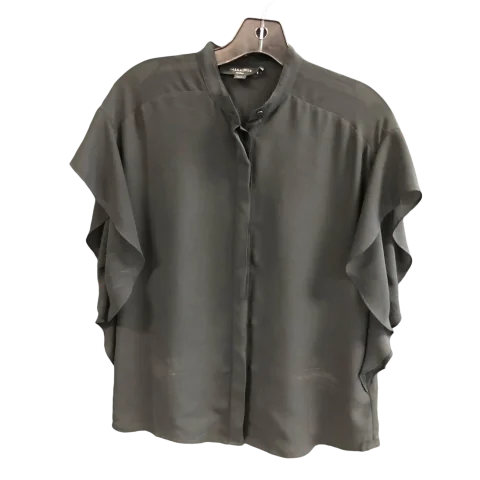 Comfortable And Simple Top Short Sleeve Designer By All Saints In Black, Size: S